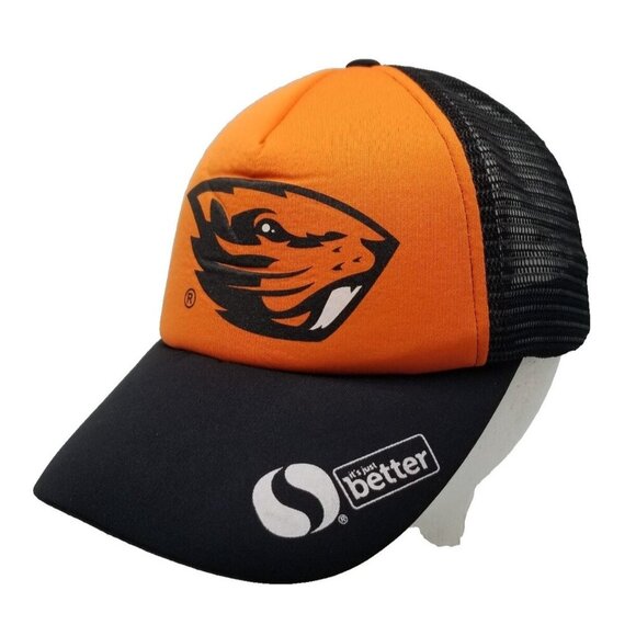 Oregon State University OSU Beavers NCAA Womens Mesh Trucker Style Snapback Hat - Picture 1 of 7